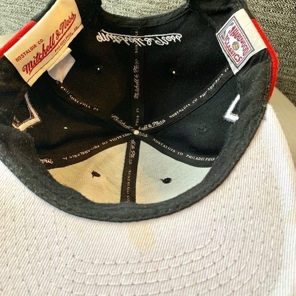 Mitchell & Ness Chicago Bulls snapback baseball hat hardwood classics nba cap - Picture 5 of 7